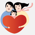 png-transparent-cartoon-child-illustration-holding-red-loving-family-love-comics-heart